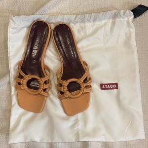 Unworn Staud Sandals
